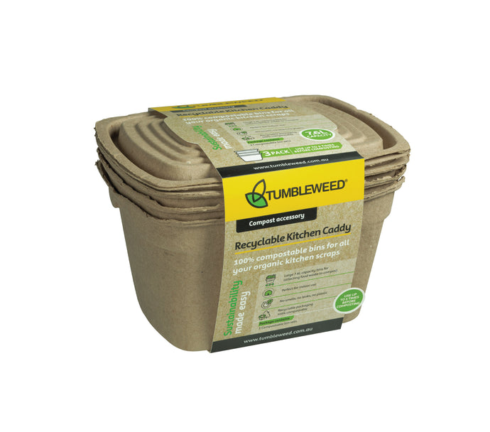 Recyclable Kitchen Caddy - 3 Pack