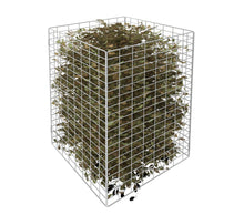 Tumbleweed Garden Compost Storage Cage Full of Leaves